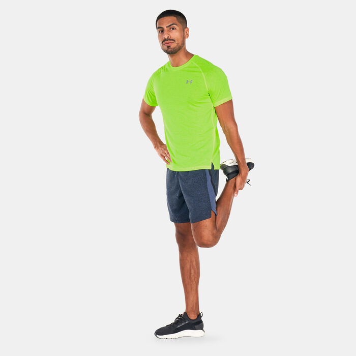 Under Armour Men's Streaker Run T-Shirt Green image number 2