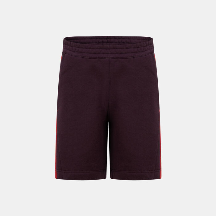 Nike Kids' Air Fleece T-Shirt and Shorts Set Red image number 2