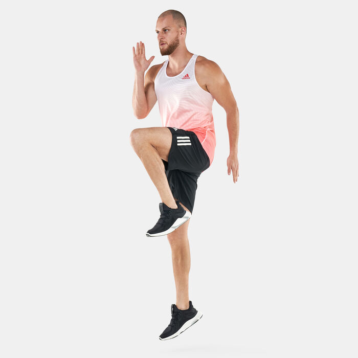 adidas Men's Adizero Tank Top Pink image number 2