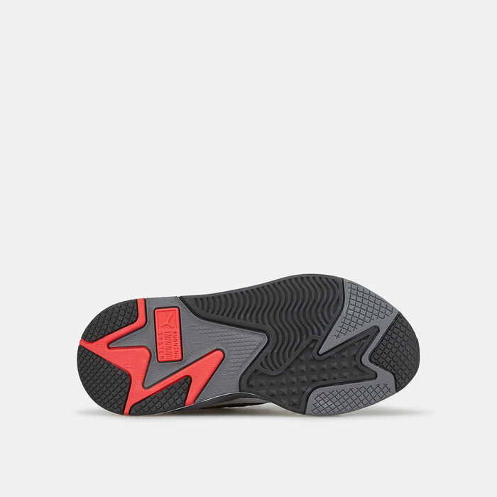 PUMA Kids' RS-X³ Twill AirMesh Shoe Grey PUMA Kids' RS-X³ Twill AirMesh Shoe Grey image number 3