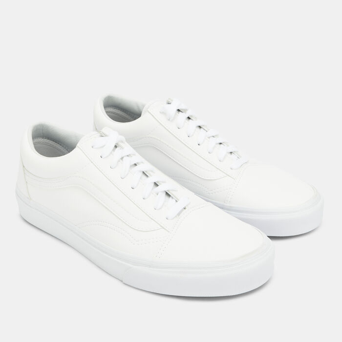 Vans Classic Tumble Old Skool Shoe White Vans Classic Tumble Old Skool Shoe White image number 1