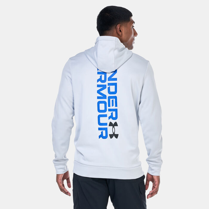 Under Armour Men's Armour Fleece Graphic Hoodie Grey Under Armour Men's Armour Fleece Graphic Hoodie Grey image number 1
