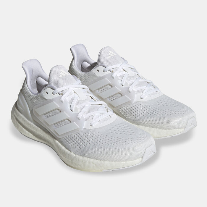 adidas Men's Pureboost 23 Running Shoes White adidas Men's Pureboost 23 Running Shoes White image number 1