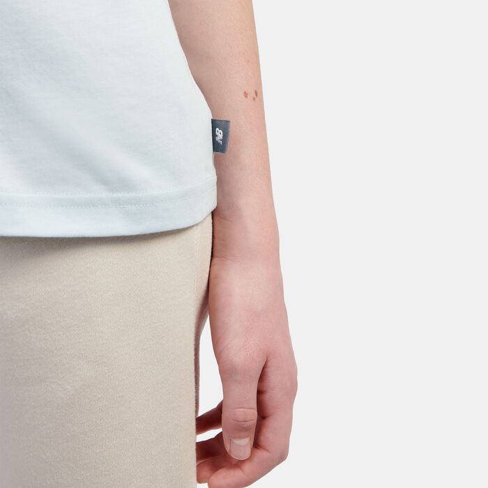 New Balance Kids' Script Graphic T-Shirt Blue image number 4