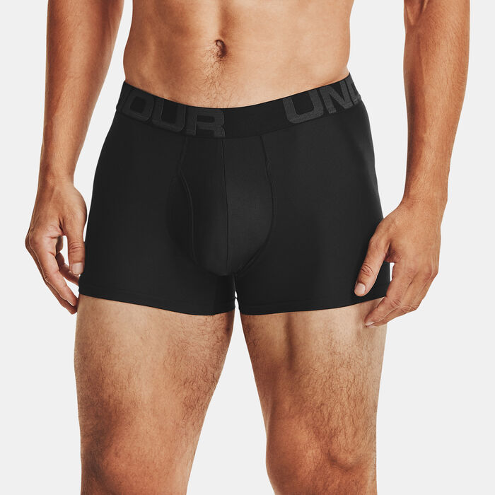 Under Armour Men's Tech™ 3-Inch Boxerjock® Boxers (2 Pack) Black Under Armour Men's Tech™ 3-Inch Boxerjock® Boxers (2 Pack) Black image number 0