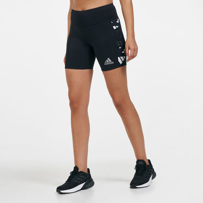 adidas Women's Own The Run Celebration Running Shorts Black