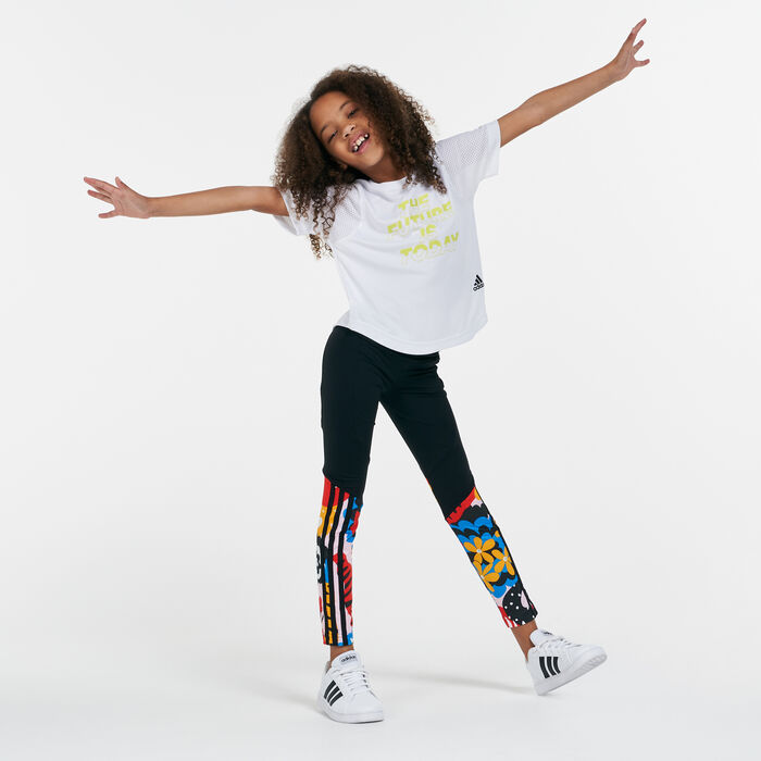 adidas Kids' XFG Primeblue AEROREADY T-Shirt White adidas Kids' XFG Primeblue AEROREADY T-Shirt White image number 2