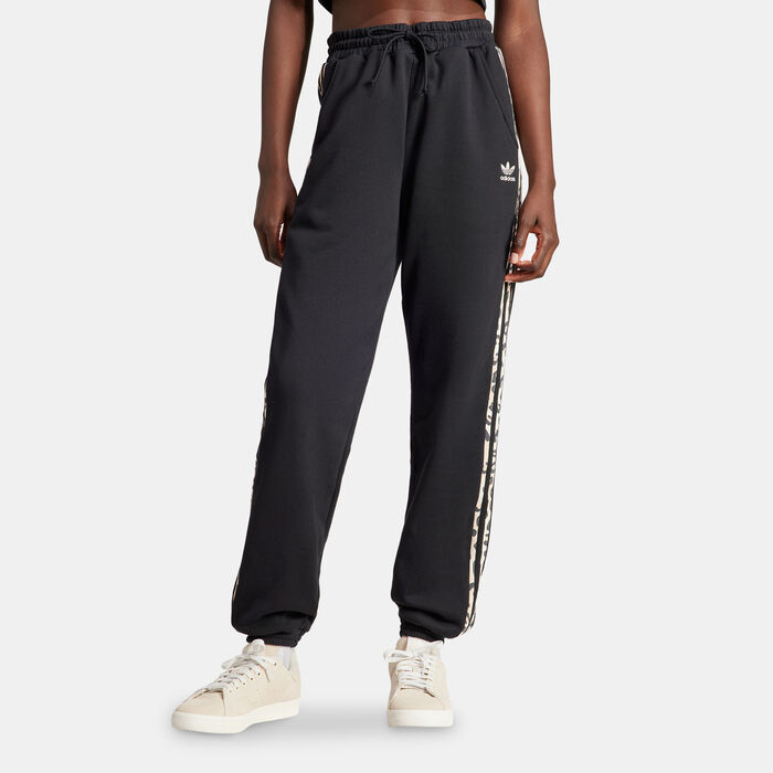 adidas Originals Women's Leopard Luxe Sweatpants Black image number 0