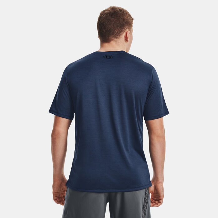 Under Armour Men's UA Tech Vent Training T-Shirt Blue Under Armour Men's UA Tech Vent Training T-Shirt Blue image number 1