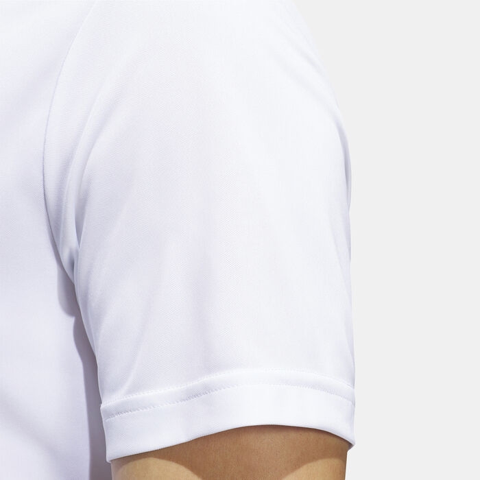 adidas Men's Adi Performance Polo Shirt White image number 3