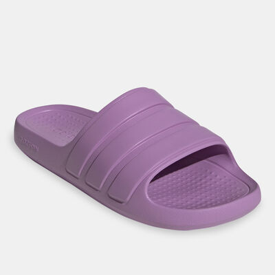 adidas Men's Adilette Flow Slides Purple adidas Men's Adilette Flow Slides Purple