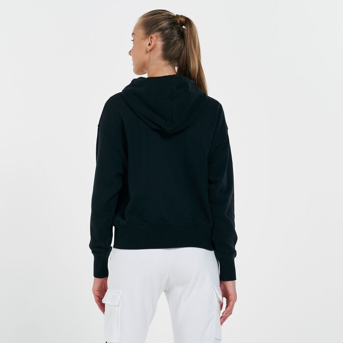 Nike Women's Air Hoodie Black Nike Women's Air Hoodie Black image number 1