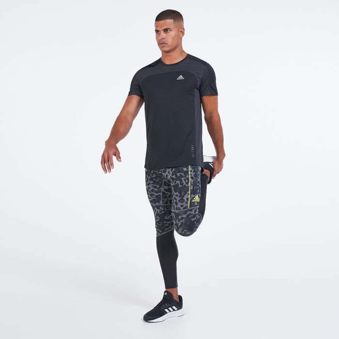 adidas Men's HEAT.RDY T-Shirt Black image number 2