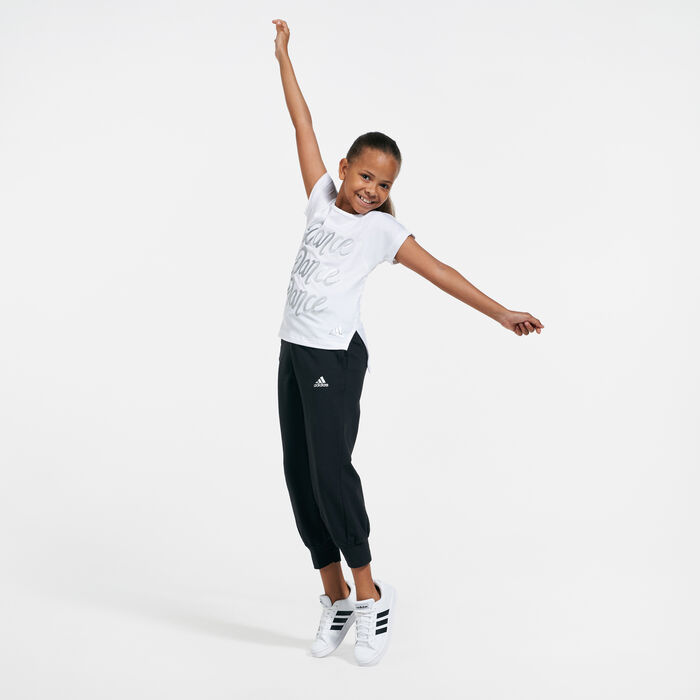 adidas Kids' Aeroready Dance T-Shirt White adidas Kids' Aeroready Dance T-Shirt White image number 2