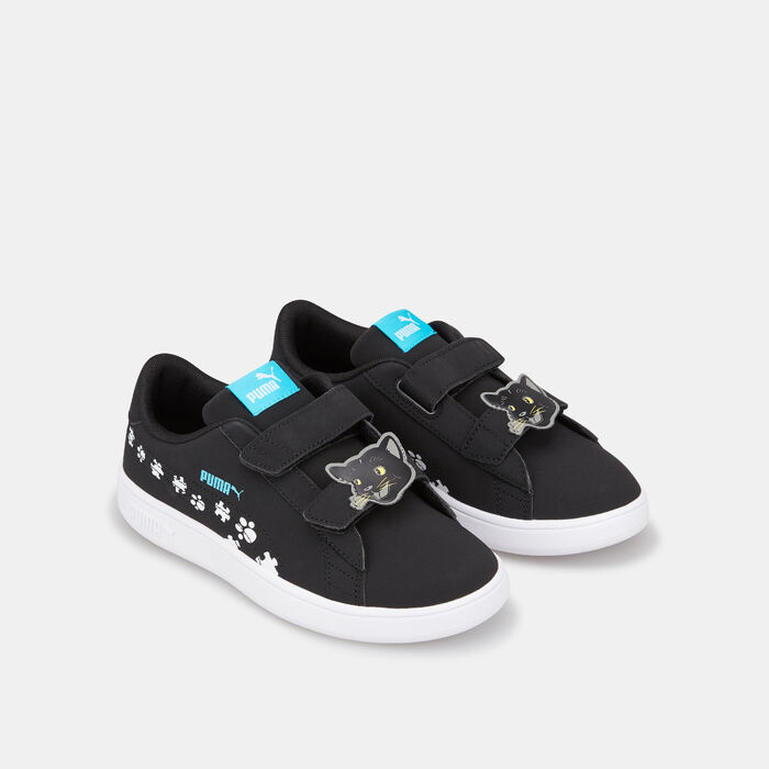 PUMA Kids' Smash V2 Summer Animals V Shoe (Younger Kids) Black PUMA Kids' Smash V2 Summer Animals V Shoe (Younger Kids) Black image number 1