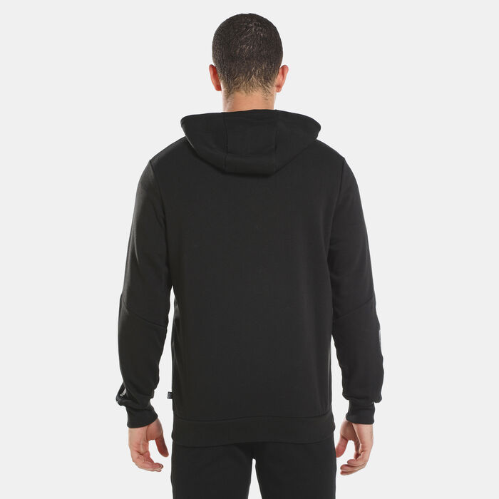 PUMA Men's Essentials+ Full-Zip Hoodie Black PUMA Men's Essentials+ Full-Zip Hoodie Black image number 1