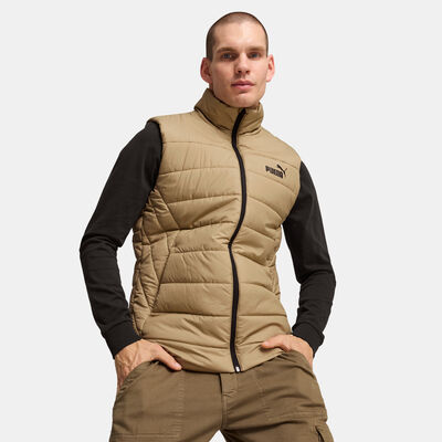PUMA Men's Essentials Padded Vest Brown