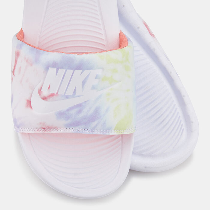 Nike Women's Victori One Printed Slides White Nike Women's Victori One Printed Slides White image number 2