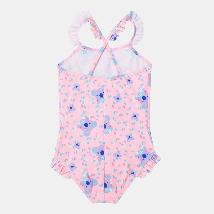 Speedo Kids' Koko Koala Allover Thinstrap Swimsuit Purple Speedo Kids' Koko Koala Allover Thinstrap Swimsuit Purple image number 1