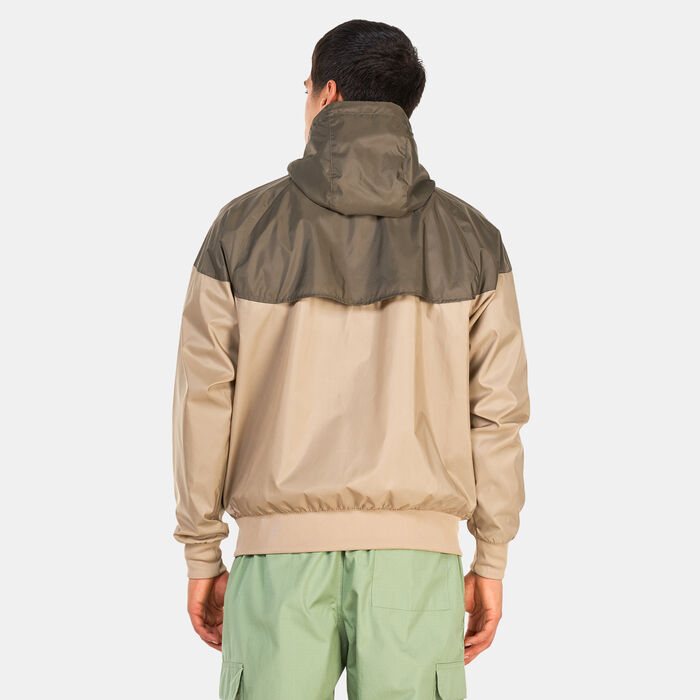 Nike Men's Sportswear Windrunner Hooded Jacket Beige Nike Men's Sportswear Windrunner Hooded Jacket Beige image number 1