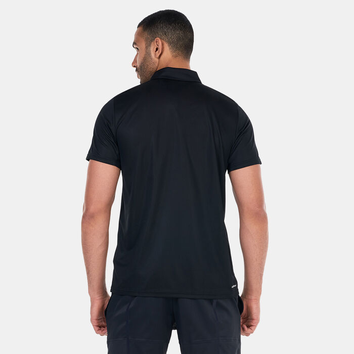 adidas Men's Train Essentials Training Polo Shirt Black adidas Men's Train Essentials Training Polo Shirt Black image number 1