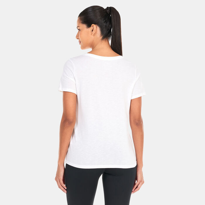 Nike Women's Dri-FIT T-Shirt White image number 1