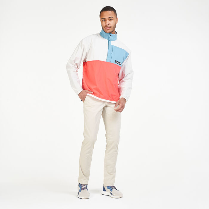 Timberland Men's Outdoor Archive Packable Anorak Jacket White Timberland Men's Outdoor Archive Packable Anorak Jacket White image number 2