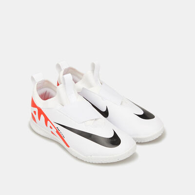 Nike Kids' Mercurial Vapor 15 Academy Indoor Court Football Shoes (Younger and Older Kids) White