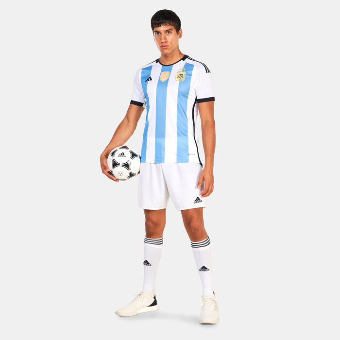 adidas Men's Argentina 22 Winners Home Jersey White adidas Men's Argentina 22 Winners Home Jersey White image number 2