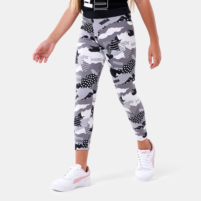 PUMA Kids' Alpha Allover Print Leggings Multi PUMA Kids' Alpha Allover Print Leggings Multi image number 0