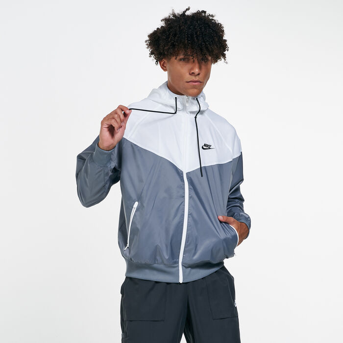 Nike Men's Sportswear Windrunner Hooded Jacket Grey Nike Men's Sportswear Windrunner Hooded Jacket Grey image number 0
