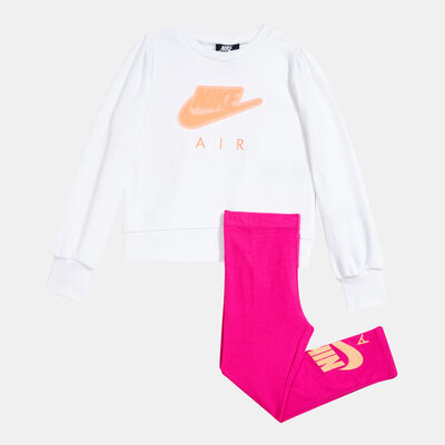 Jordan Kids' Air Sweatshirt and Leggings Set (Baby & Toddler) Pink
