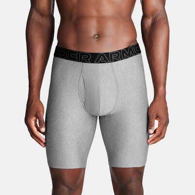 Under Armour Men's Performance Tech Boxerjock Boxers (3 Pack) Grey