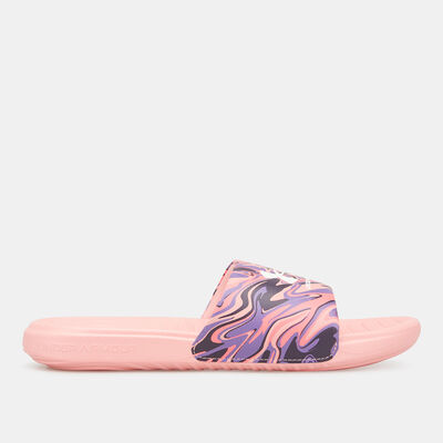 Under Armour Women's UA Ansa Graphic Slides Pink Under Armour Women's UA Ansa Graphic Slides Pink
