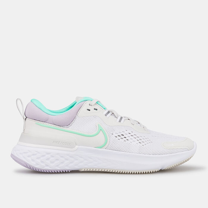 Nike Women's React Miler 2 Shoe Grey image number 0