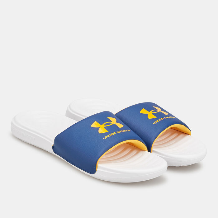 Under Armour Men's Ansa Fixed Slides Blue Under Armour Men's Ansa Fixed Slides Blue image number 0