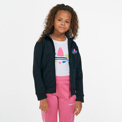 adidas Originals Kids' Adicolor Track Jacket Black