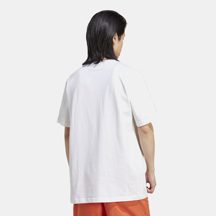 adidas Originals Men's Adventure Nature Awakening T-Shirt White adidas Originals Men's Adventure Nature Awakening T-Shirt White image number 1