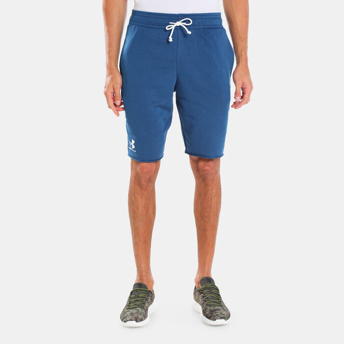 Under Armour Men's Rival Terry Shorts Blue Under Armour Men's Rival Terry Shorts Blue image number 0