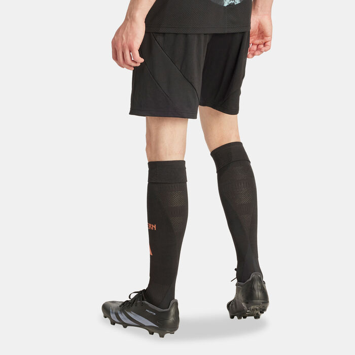 adidas Men's Bayern Munich 24/25 Away Replica Football Shorts Black adidas Men's Bayern Munich 24/25 Away Replica Football Shorts Black image number 1