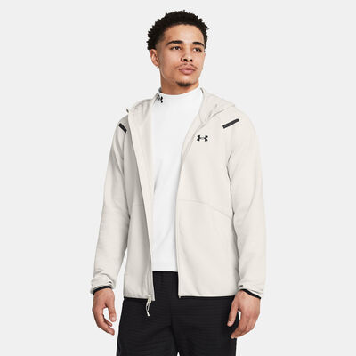 Under Armour Men's Unstoppable Fleece Full-Zip Hoodie White