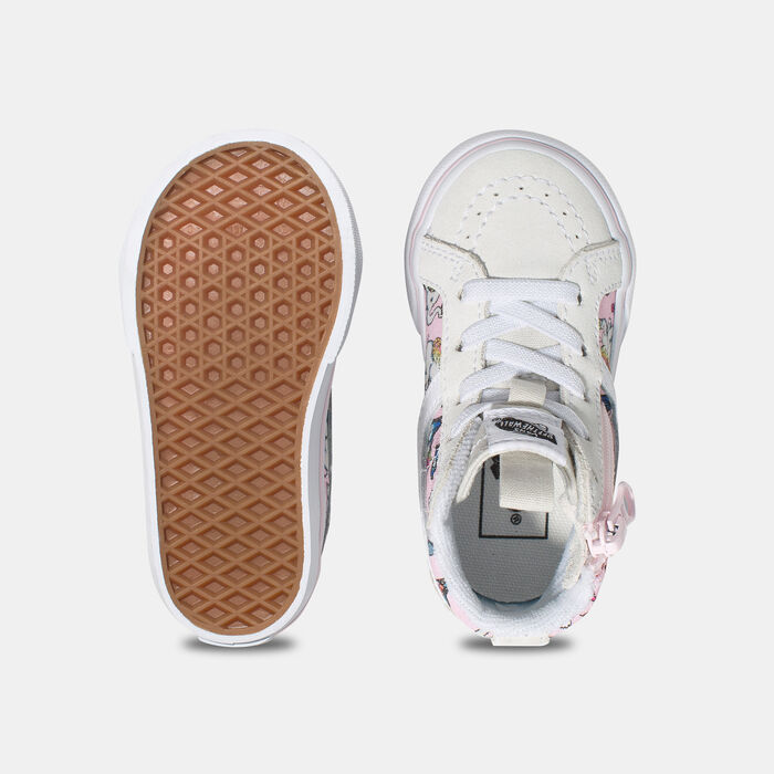 Vans Kids' Sk8-Hi Reissue Side-Zip Shoes Grey image number 3