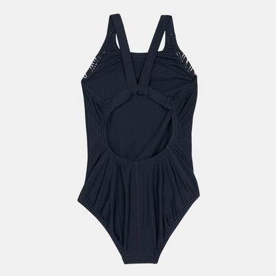 Nike Swim Kids' Fastback One-Piece Swimsuit Black