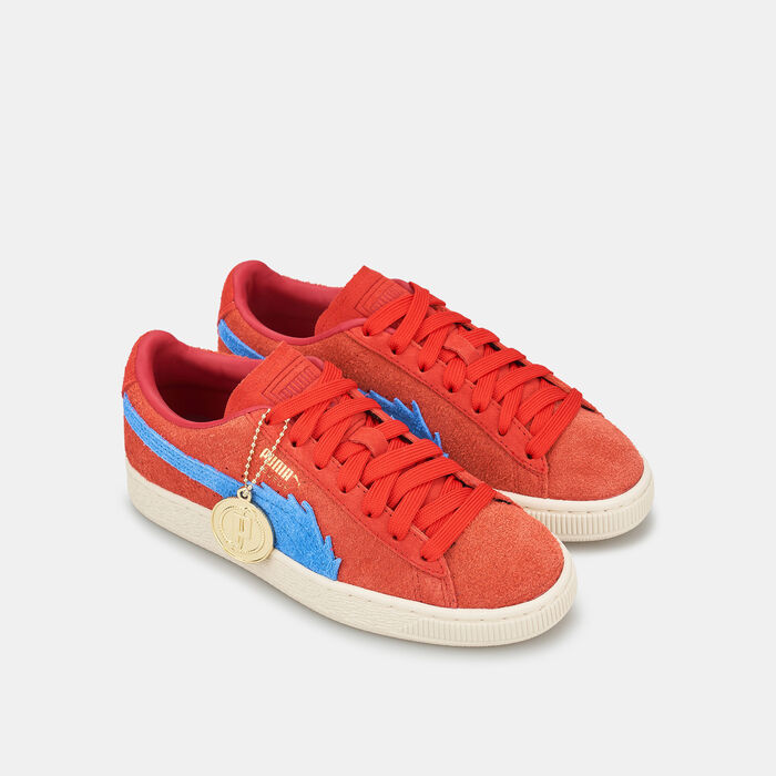 PUMA Kids' x One Piece Suede Shoes Blue image number 2
