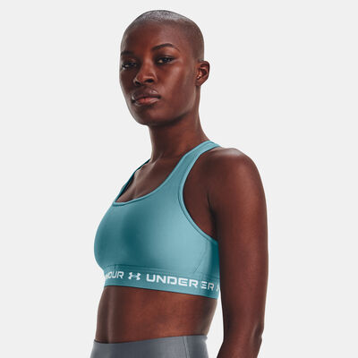 Under Armour Women's Armour Medium-Support Training Sports Bra Blue