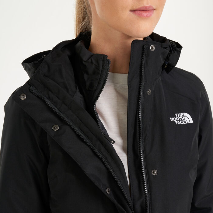 The North Face Women's Suzanne Triclimate Parka Jacket Black image number 3