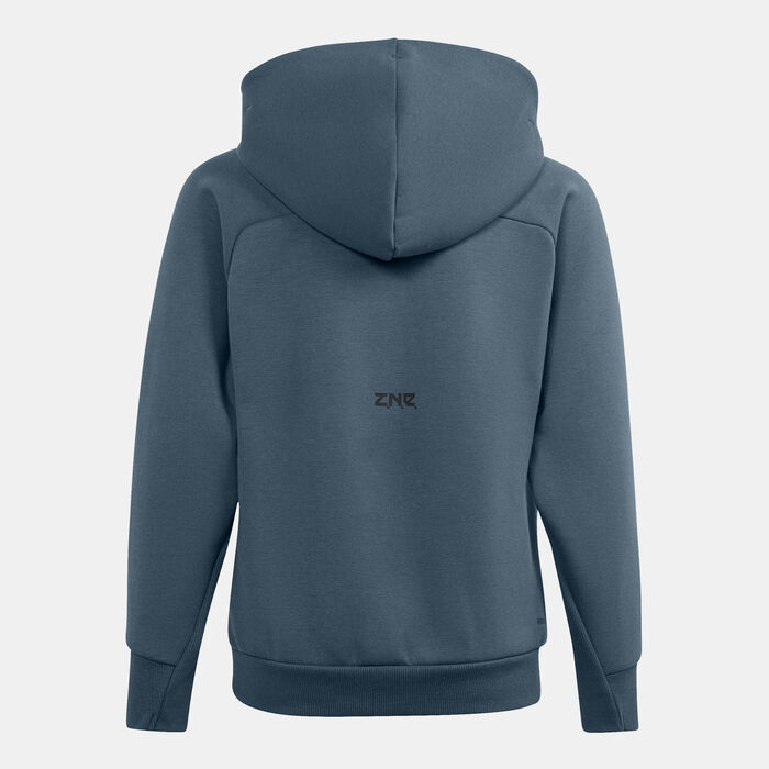 adidas Kids' Z.N.E. Full-Zip Hoodie Grey adidas Kids' Z.N.E. Full-Zip Hoodie Grey image number 1