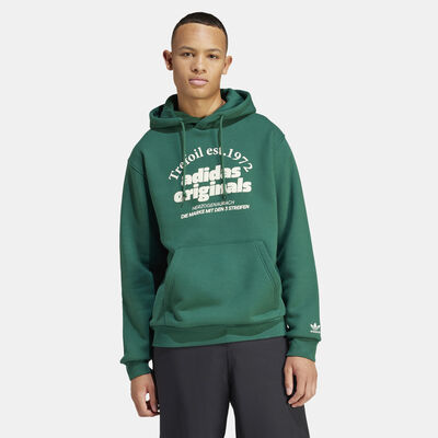 adidas Originals Men's Graphic Hoodie Green adidas Originals Men's Graphic Hoodie Green
