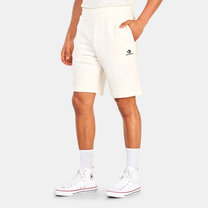 Converse Embroidered Chevron Shorts White Converse Embroidered Chevron Shorts White image number 0