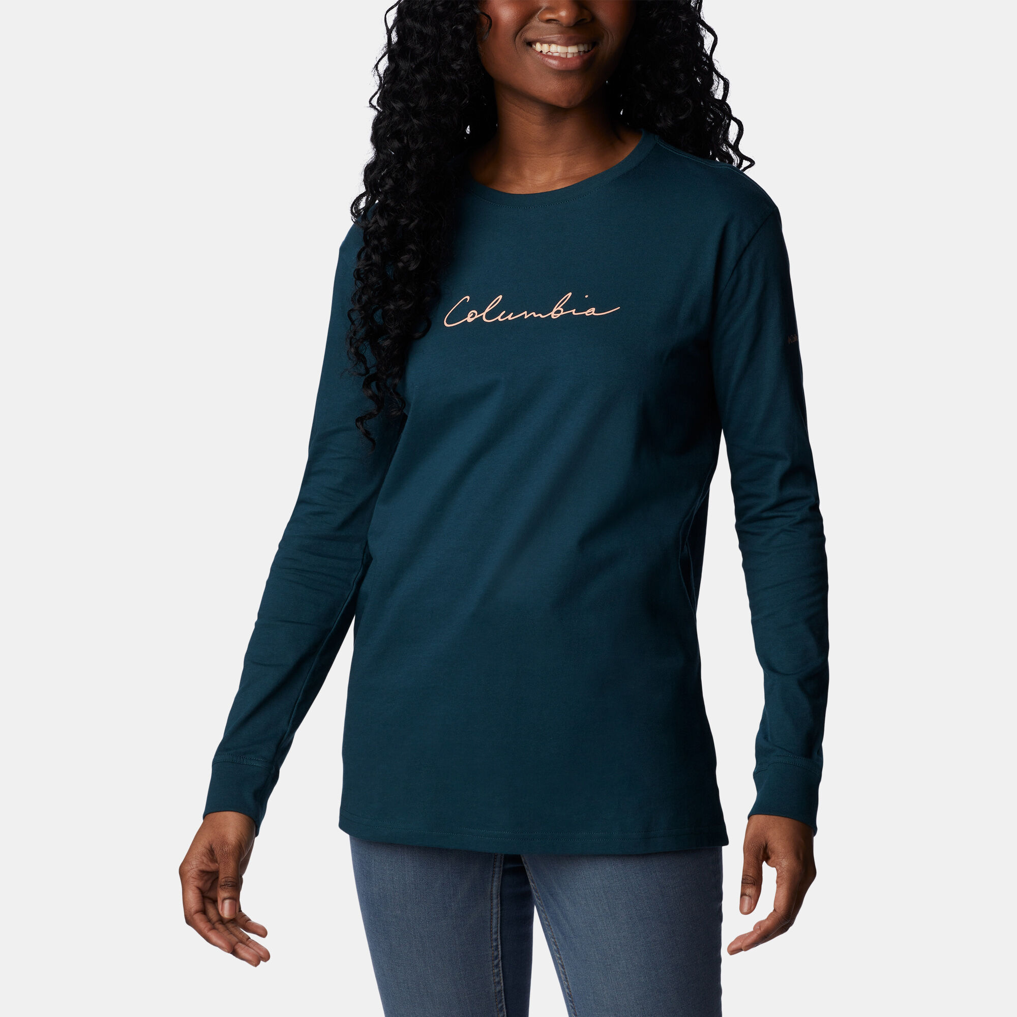 Women s North Cascades Long Sleeve T shirt Blue Columbia in Qatar SSS